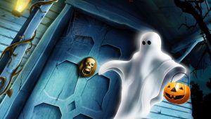 Download Wallpaper Halloween Pumpkin Ghost 2