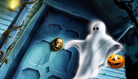 Download Wallpaper Halloween Pumpkin Ghost 1