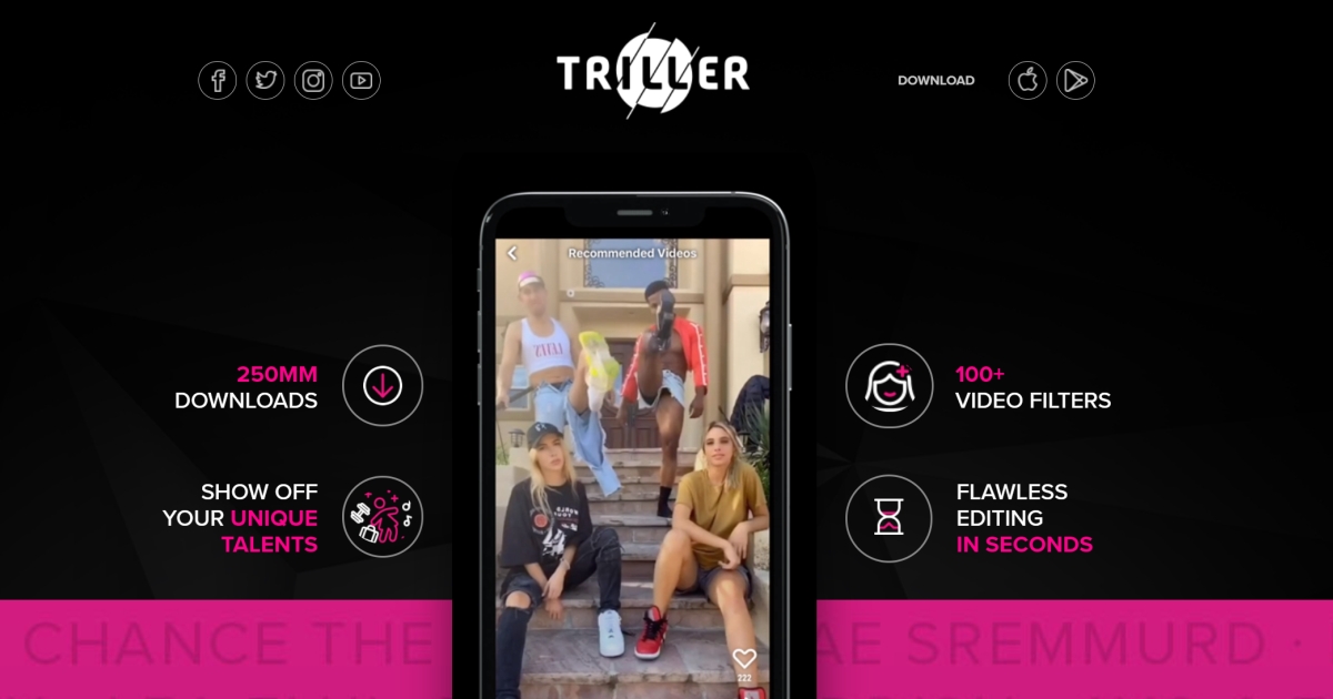 Download Triller for Android, iPhone App: The TikTok Alternative 1